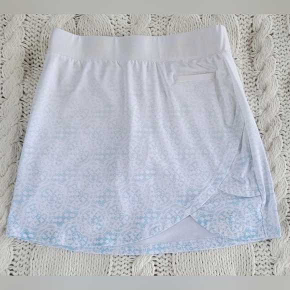 Pebble Beach Dry Lux Pull On Pastel Ombre Golf Tennis Apperal Skirt Skort - Picture 2 of 15
